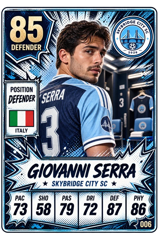 Giovanni Serra — Skybridge City SC player card
